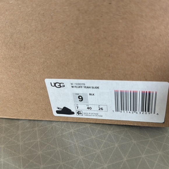 UGG Women's Fluff Yeah Slide Sandals with box - Picture 5 of 5